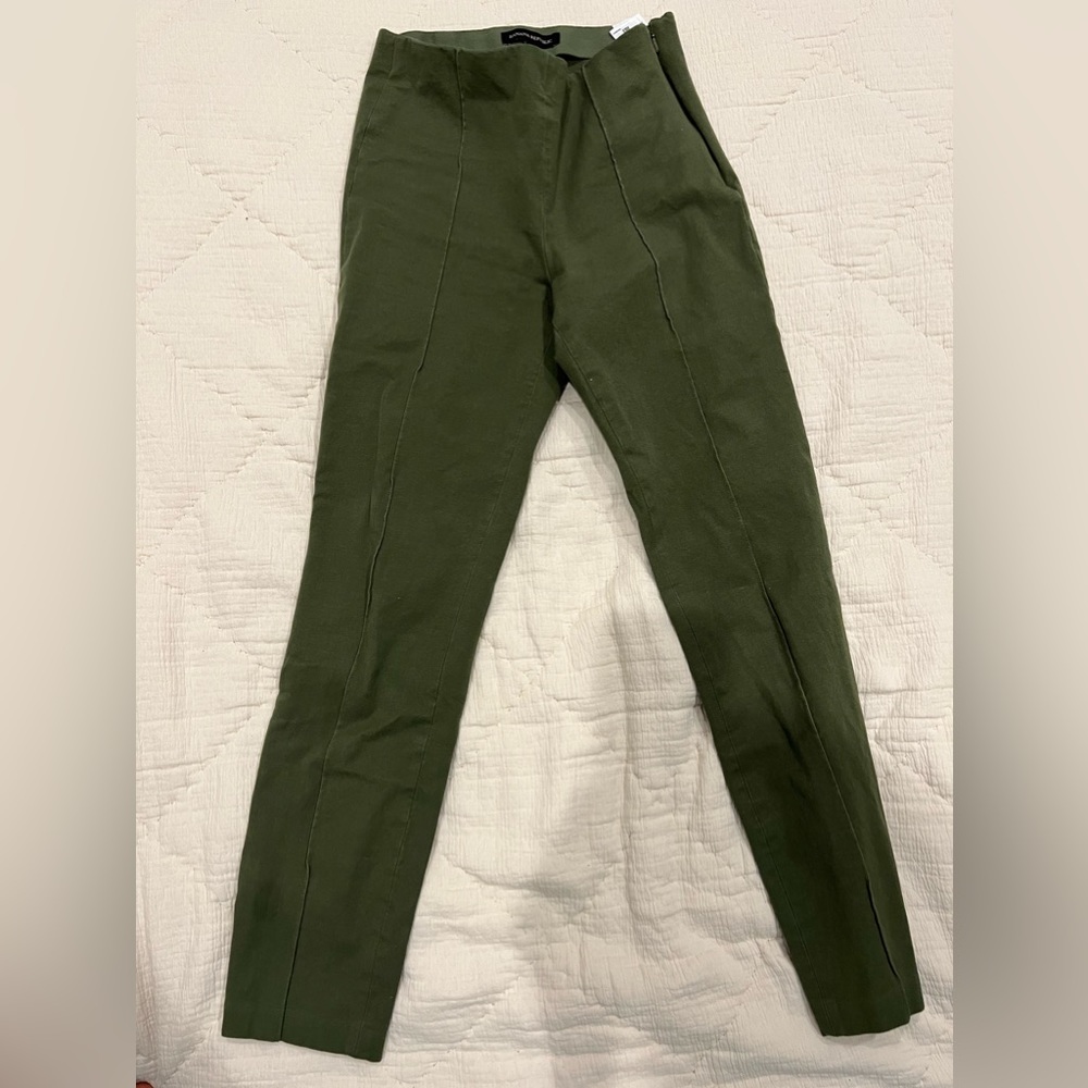Banana Republic green high waisted work pants